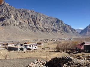 Overlooking Losar, a small village in the Spiti valley.