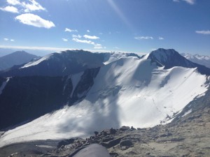 The adjacent bowl, South East of Stok Kangri.