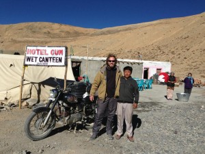 Leaving Pang after a brisk night inside the local canteen. Many of the truck drivers that stop through for whiskey as well as locals overnight between the front, yak-dung warmed kitchen area and another quite chilly bunk room. Sleeping in full gear on one of the four day beds the comprised the seating area, I had talked my way out of the unheated room for the room with the owner and family.