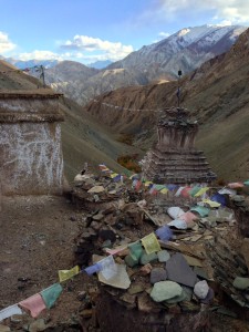 Just above the monastery at Sumdo, looking out over the valley we ascended. A village is only a few hundred meters to the right of this photograph, a handful of mud-brick houses, from which a woman, seeing us approach, met us with a key and chaperoned access.
