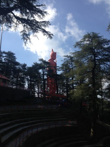 A morning walk up to the 100 ft+ monkey god of Hindi mythology.